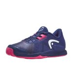 کفش تنیس زنانه هد Sprint Pro 3.5 Clay Dark Blue/Azalea